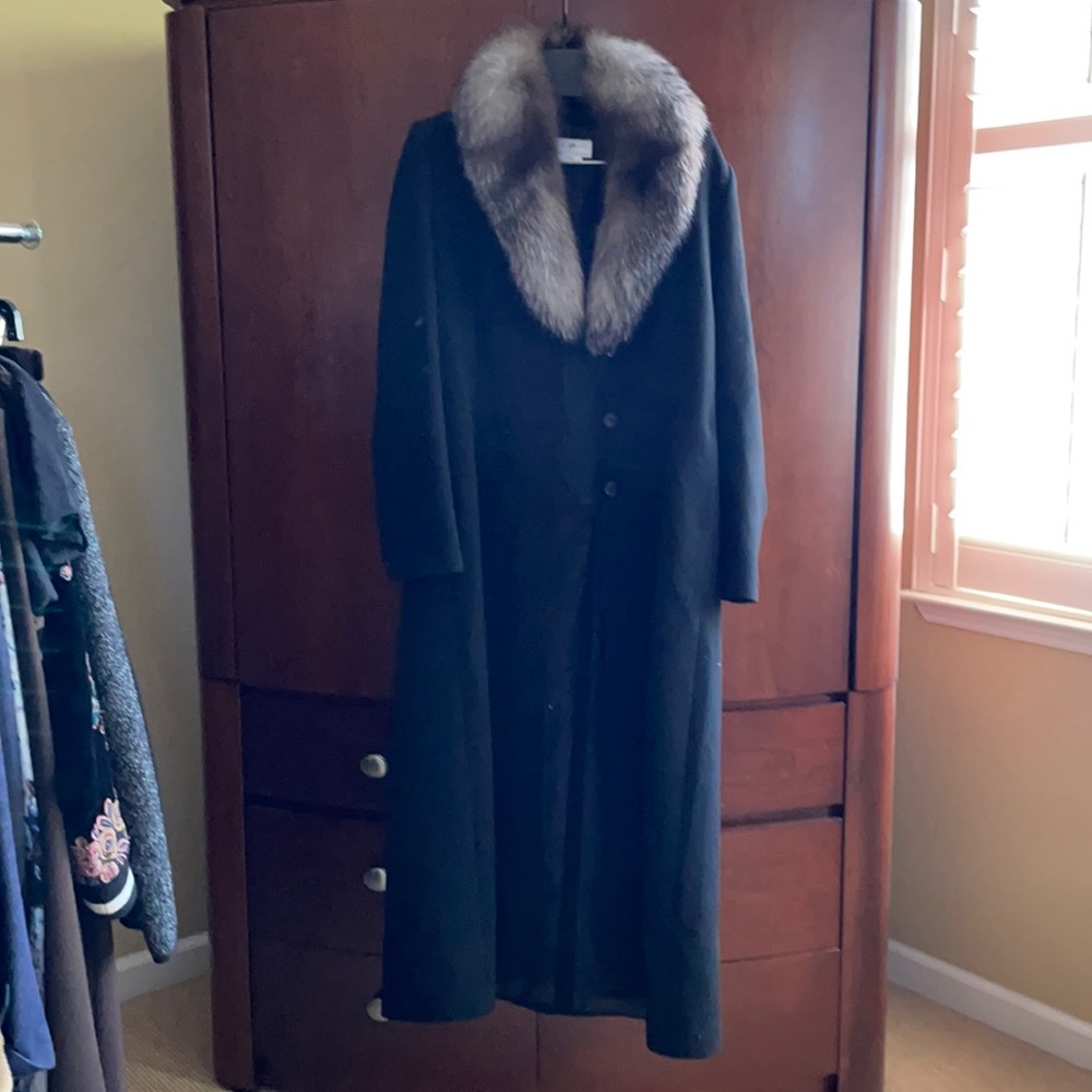 Vertigo Wool Crepe Coat